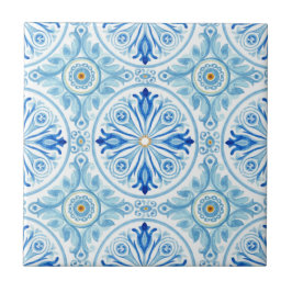 Amalfi Coast Mediterranean Cobalt Blue Tile タイル
