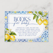 Amalfi Coast Mediterranean Lemon Books for Baby エンクロージャーカード (正面)
