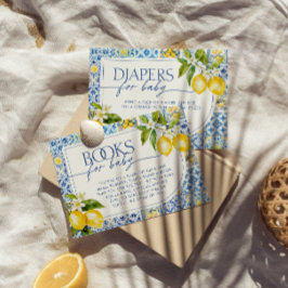 Amalfi Coast Mediterranean Lemon Books for Baby エンクロージャーカード