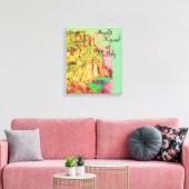 Amalfi Coast of Italy Canvas Print by artist キャンバスプリント (インサイチュ (リビング))