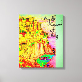 Amalfi Coast of Italy Canvas Print by artist キャンバスプリント