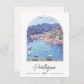 Amalfi Coast Portofinoイタリア写真はがき ポストカード (正面/裏面)