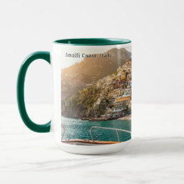 Amalfi Coast Sunset Personalized Mug マグカップ