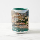 Amalfi Coast Sunset Personalized Mug マグカップ (中央)