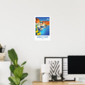 Amalfi Coast Travel Poster ポスター (ホームオフィス)