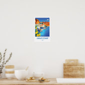 Amalfi Coast Travel Poster ポスター (キッチン)