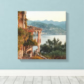 Amalfi Dreamscape Stretted Canvas Print キャンバスプリント (インサイチュ (ウッドフロア))