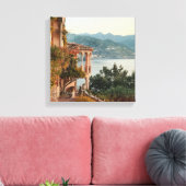 Amalfi Dreamscape Stretted Canvas Print キャンバスプリント (インサイチュ (リビング))