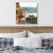 Amalfi Dreamscape Stretted Canvas Print キャンバスプリント (インサイチュ (寝室))
