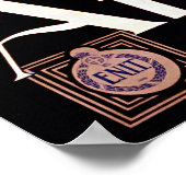 Amalfi ～ Italia ～ヴィンテージイタリアン旅行ポスター。 ポスター (角)