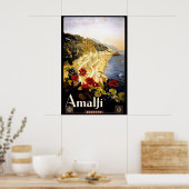 Amalfi, Italia travel poster ポスター (キッチン)