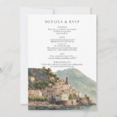 Amalfi Italian Destination All In One Wedding I 招待状 (裏面)