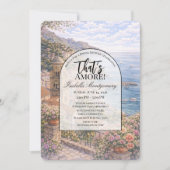 Amalfi Italian Themed Bridal Shower 招待状 (正面)