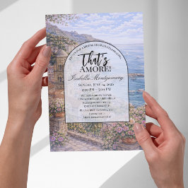 Amalfi Italian Themed Bridal Shower 招待状