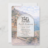 Amalfi Italian Themed Bridal Shower 招待状 (正面)