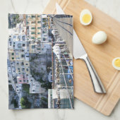 amalfi-italy-port-amalfi-coast-dito キッチンタオル (四つ折り)