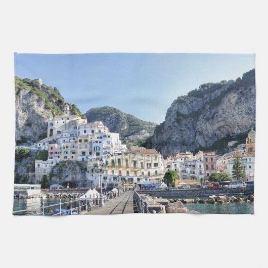 amalfi-italy-port-amalfi-coast-dito キッチンタオル (横)