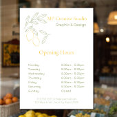 Amalfi Lemon Chic ウィンドウサイン