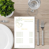 Amalfi Lemon Chic チラシ