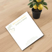 Amalfi Lemon Chic ノートパッド