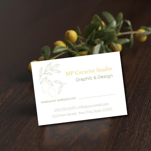 Amalfi Lemon Chic 名刺