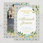 Amalfi Lemon Graduation Party  招待状 (正面/裏面)