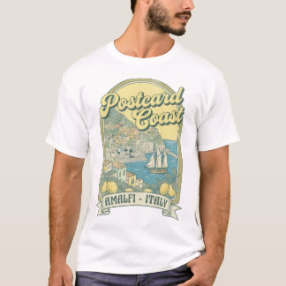 Amalfi Postcard Coast T-Shirt – Men's Vintage Ital Tシャツ
