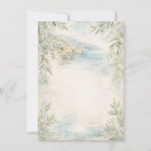 Amalfi Reverie — Mediterranean Coast Thank You  招待状 (裏面)