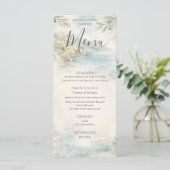 Amalfi Reverie — Mediterranean Coast Wedding Menu メニュー (スタンド正面)