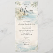 Amalfi Reverie — Mediterranean Coast Wedding Menu メニュー (正面)