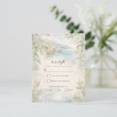 Amalfi Reverie Mediterranean Coastal RSVP 招待状 (スタンド正面)