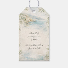 Amalfi Reverie — Mediterranean Coastal Wedding ギフトタグ
