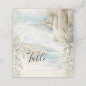 Amalfi Reverie — Mediterranean Coastal Wedding プレイスカード (外部開封)