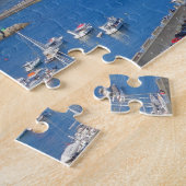 Amalfi town bay & port Italian Coast Italy scenery ジグソーパズル (側面)