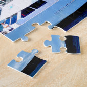 Amalfi town harbor, Italian Coast Italy scenery ジグソーパズル (側面)