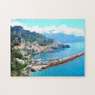 Amalfi town, Italian Coast, Italy travel scenery ジグソーパズル