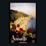 Amalfi Vintage Italian Travel Poster ポスター<br><div class="desc">A very beautiful vintage travel poster advertising the very beautiful Italian Countryside and Coast. Check out our site for more Vintage Travel Posters.</div>