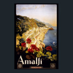 Amalfi Vintage Italian Travel Poster ポスター<br><div class="desc">A very beautiful vintage travel poster advertising the very beautiful Italian Countryside and Coast. Check out our site for more Vintage Travel Posters.</div>