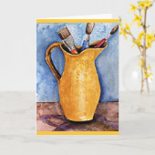 AmalgamArt GreetingsによるRT供給 カード (黄色い花)