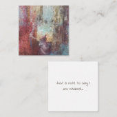 Amalgamate 2.5インチx 2.5インチフラットノートカード ノートカード (正面/裏面)