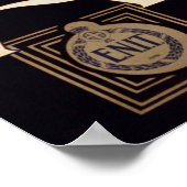 Amalie海岸線イタリアのヴィンテージ旅行ポスター ポスター (角)