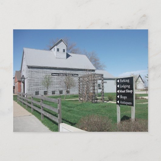 Amana Colonies, Visitors Center, Amana, Iowa ポストカード (正面)