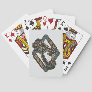 Amanita Muscaria Mushroom Botanical Cottagecore  トランプ