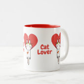 Amantes de los gatitos ツートーンマグカップ (正面右)
