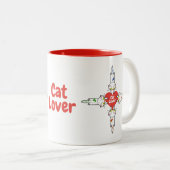 Amantes de los gatitos ツートーンマグカップ (正面右)