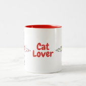 Amantes de los gatitos ツートーンマグカップ (中央)