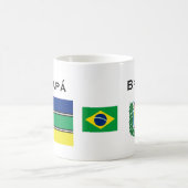 Amapáのブラジルのコーヒーカップ/Caneca de Amapa? コーヒーマグカップ (中央)