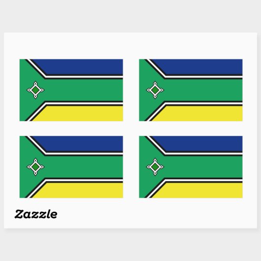 Amapa state 長方形シール (シート)