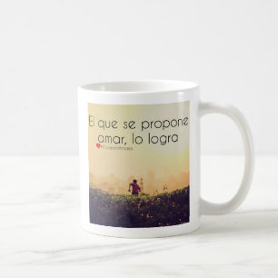 amar Elのque seのpropone loのlogra コーヒーマグカップ