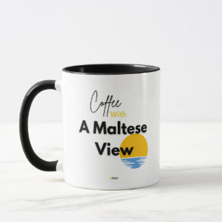 AMAR Prints マルタの景色とコーヒーマグカップ マグカップ